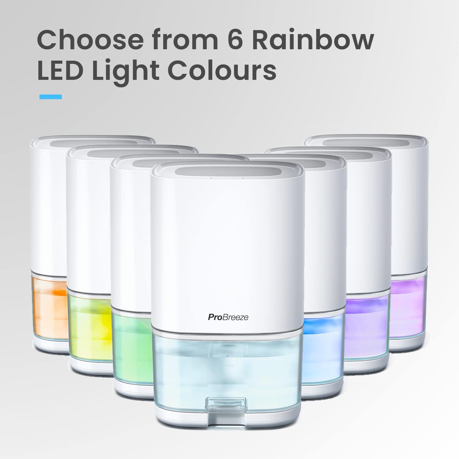 برو بريز مزيل رطوبة 1000 مل مع مؤقت 4 ساعات، ايقاف تلقائي، ضوء LED، مزيل رطوبة هواء صغير محمول للرطوبة والعفن والرطوبة في المطبخ وغرفة النوم والحمام والكارافان والجراج والقبو، 4 برو بريز مزيل رطوبة 1000 مل مع مؤقت 4 ساعات، ايقاف تلقائي، ضوء LED، مزيل رطوبة هواء صغير محمول للرطوبة والعفن والرطوبة في المطبخ وغرفة النوم والحمام والكارافان والجراج والقبو، - الصورة 4