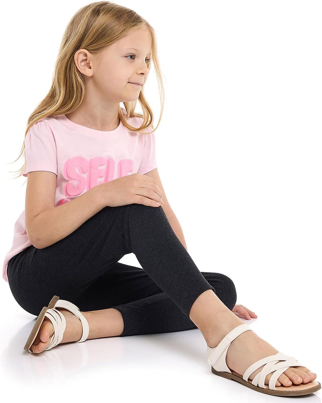 بنطلون لجينجز سادة باستك عند الخصر للبنات 325-0927KG903-8 2 بنطلون لجينجز سادة باستك عند الخصر للبنات 325-0927KG903-8 - الصورة 2