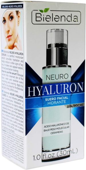 بيليندا سيروم مرطب للوجه ليلاً ونهارًا من نيورو هيالورن، 1 اونصة سائلة، لنوع البشرة كل الأنواعة، للجنسين