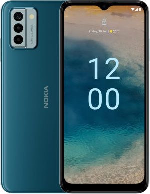 جوال نوكيا G22، أزرق، 10 جيجا 256 جيجا 6 جيجا + 4 جيجا بتقنية الواقع الإفتراضي ، بشريحتين