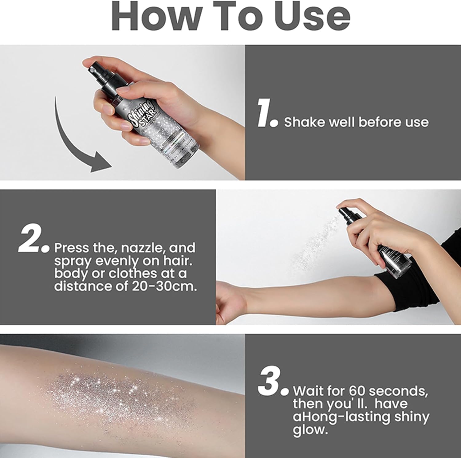 اكسيفور بخاخ جليتر للجسم، فضي ووجه سريع الجفاف ولامع يدوم طويلا، اكسسوارات ريف للحفلات الموسيقية والمهرجانات (100 مل) 7 اكسيفور بخاخ جليتر للجسم، فضي ووجه سريع الجفاف ولامع يدوم طويلا، اكسسوارات ريف للحفلات الموسيقية والمهرجانات (100 مل) - الصورة 7