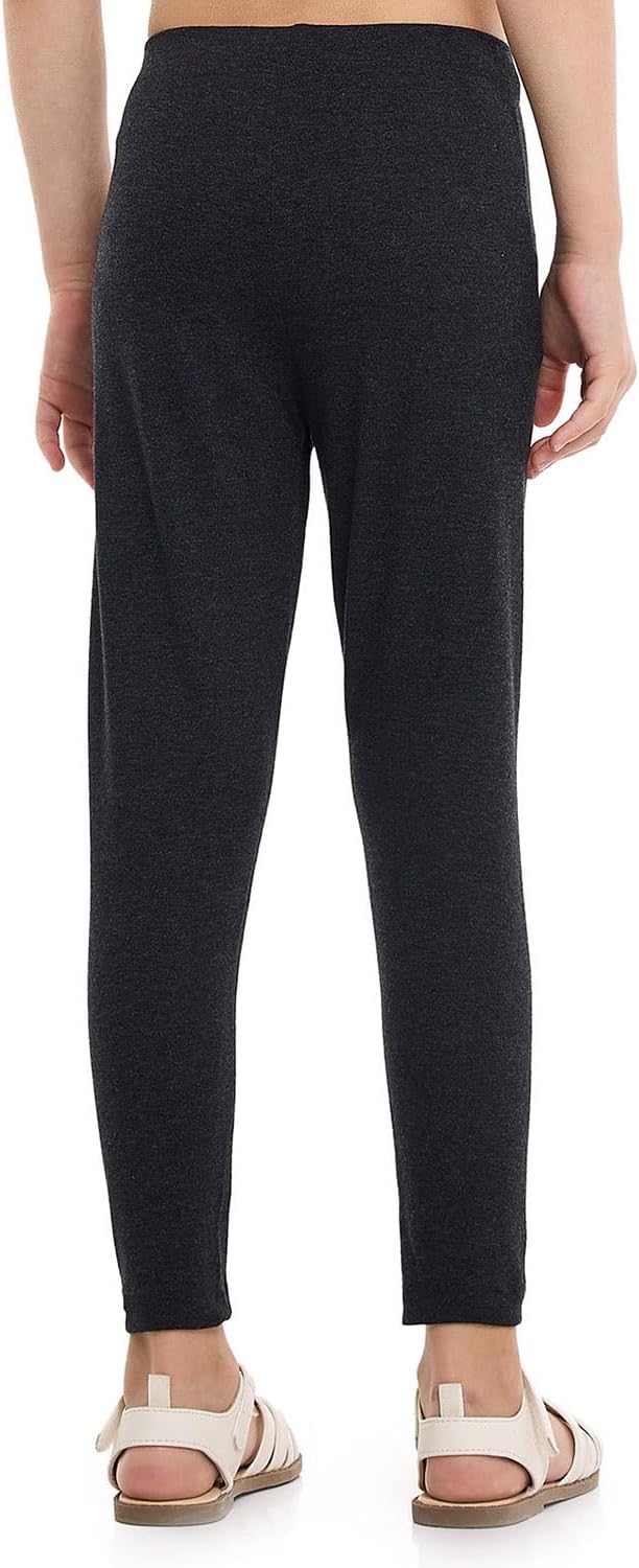 بنطلون لجينجز سادة باستك عند الخصر للبنات 325-0927KG903-8 4 بنطلون لجينجز سادة باستك عند الخصر للبنات 325-0927KG903-8 - الصورة 4