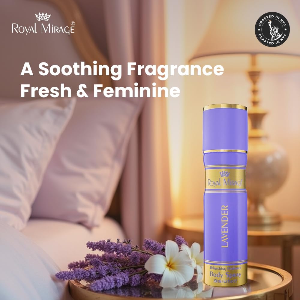 سبراي الجسم لافندر من رويال ميراج، 200 مل 3 سبراي الجسم لافندر من رويال ميراج، 200 مل - الصورة 3