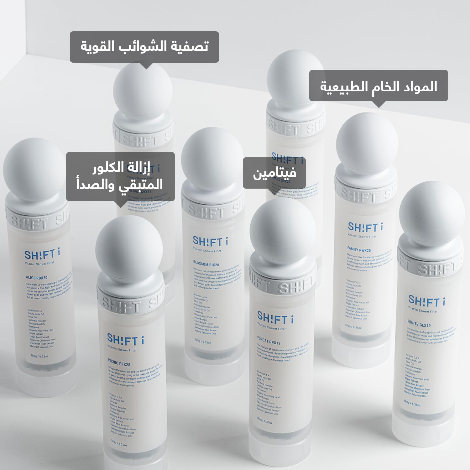 فلتر دش بعطر بيكنك للحصول على مياه أنقى وبشرة أكثر نعومة، يزيل الكلور والصدأ والغبار من شيفت، سهل التركيب ومتوافق مع معظم أنواع الدش - الإصدار الأول 3 فلتر دش بعطر بيكنك للحصول على مياه أنقى وبشرة أكثر نعومة، يزيل الكلور والصدأ والغبار من شيفت، سهل التركيب ومتوافق مع معظم أنواع الدش - الإصدار الأول - الصورة 3