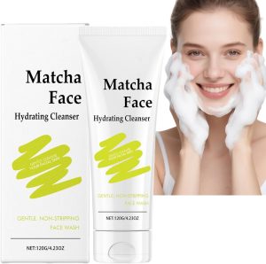 منظف الوجه المرطب من ماتشا، منظف للوجه اليومي غير قابل للتجريد، جل مرطب كلي/ انسر، للوجه لجميع انواع البشرة، منظف للوجه لجميع انواع البشرة