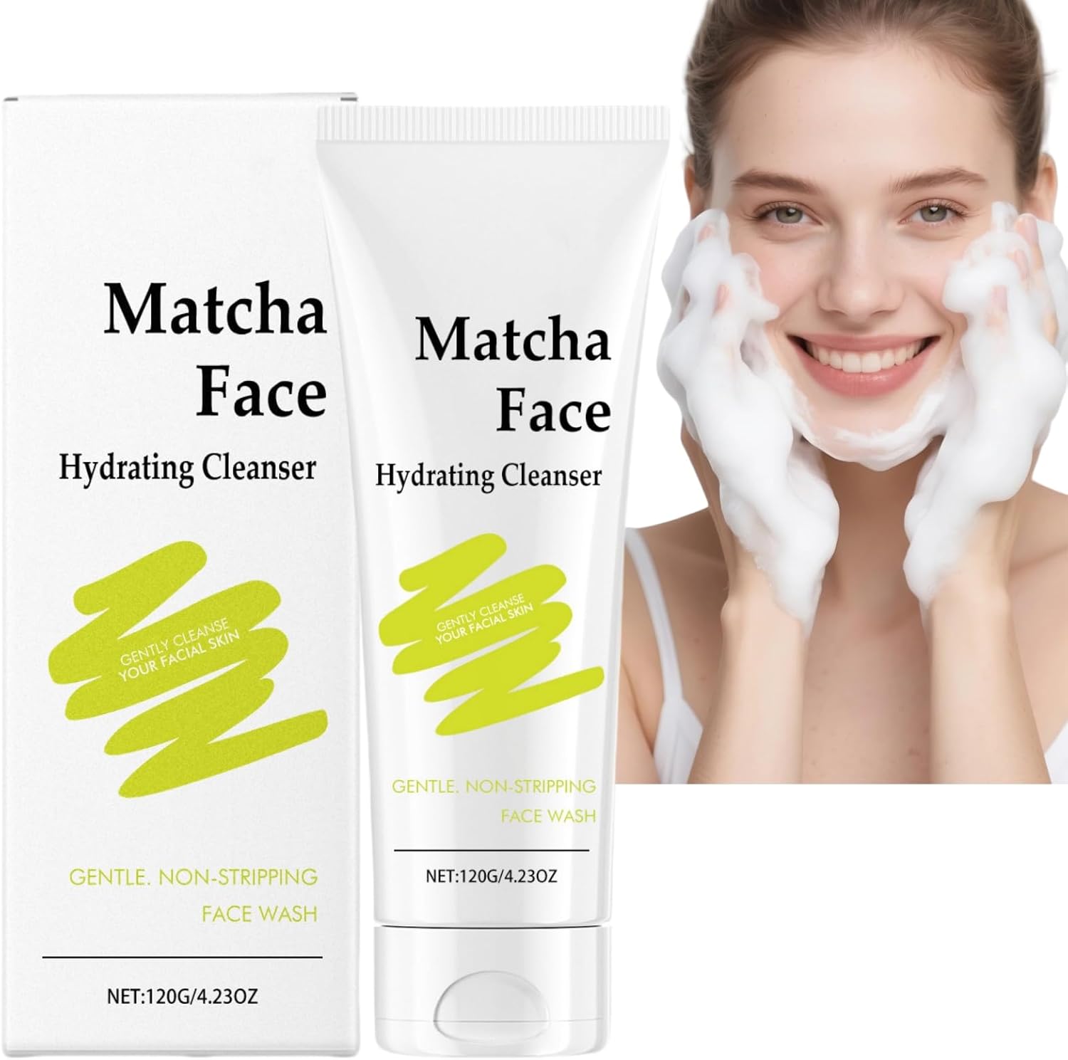 منظف الوجه المرطب من ماتشا، منظف للوجه اليومي غير قابل للتجريد، جل مرطب كلي/ انسر، للوجه لجميع انواع البشرة، منظف للوجه لجميع انواع البشرة 1 منظف الوجه المرطب من ماتشا، منظف للوجه اليومي غير قابل للتجريد، جل مرطب كلي/ انسر، للوجه لجميع انواع البشرة، منظف للوجه لجميع انواع البشرة