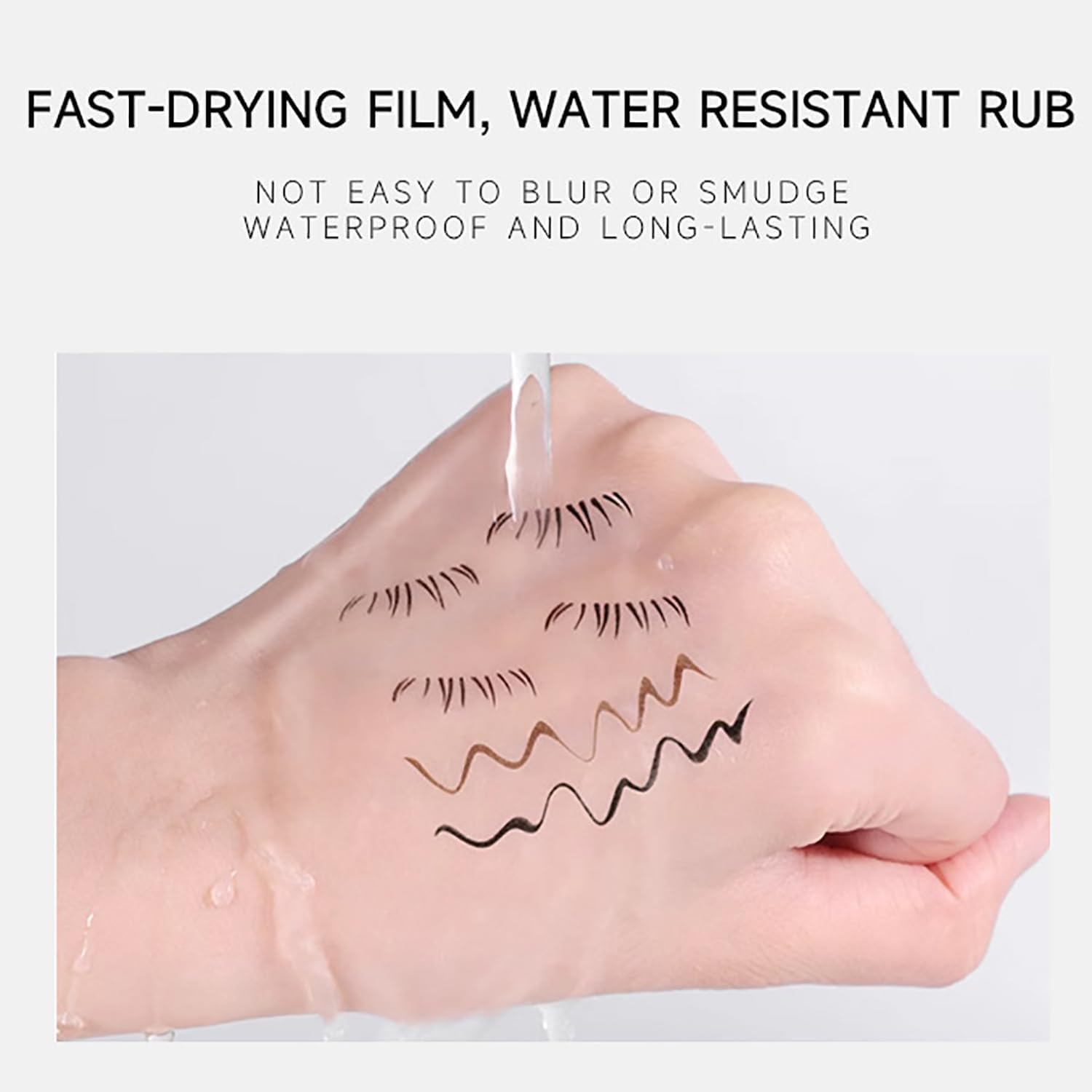 مجموعة اختام رموش سفلية 2 في 1، ختم رموش سفلي مقاوم للماء والعرق وقابل لاعادة الاستخدام للحصول على رموش سفلية مثالية (01#اسود) 5 مجموعة اختام رموش سفلية 2 في 1، ختم رموش سفلي مقاوم للماء والعرق وقابل لاعادة الاستخدام للحصول على رموش سفلية مثالية (01#اسود) - الصورة 5