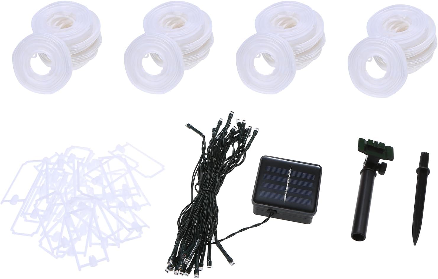 40 مصباح LED يعمل بالطاقة الشمسية بطول 8 متر/26.2 قدم من لابيموس، مصباح حديقة مع سطوع مستمر وفلاش ووضعين للاضاءة، مرن وقابل للانحناء بتصنيف IP44 لمقاومة المياه والغبار 400mAh 1 40 مصباح LED يعمل بالطاقة الشمسية بطول 8 متر/26.2 قدم من لابيموس، مصباح حديقة مع سطوع مستمر وفلاش ووضعين للاضاءة، مرن وقابل للانحناء بتصنيف IP44 لمقاومة المياه والغبار 400mAh