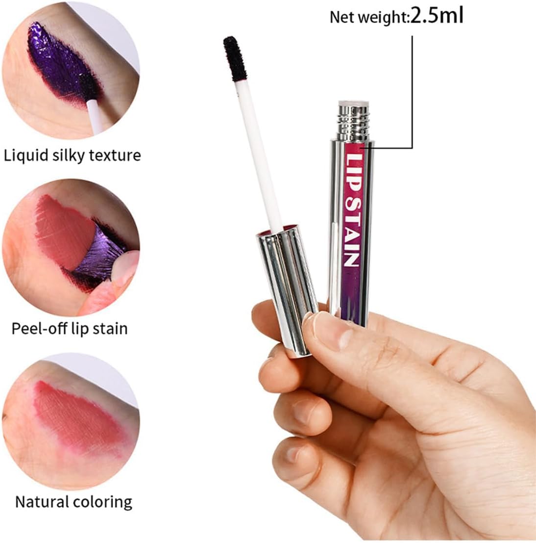 مجموعة احمر شفاه قابلة للتقشير تدوم طويلا ومقاومة للماء وقابلة للتقشير، صبغة عالية الاصطباغ، لمسة نهائية غير لامعة، قلم تحديد شفاه قابل للفصل (3 قطع) 6 مجموعة احمر شفاه قابلة للتقشير تدوم طويلا ومقاومة للماء وقابلة للتقشير، صبغة عالية الاصطباغ، لمسة نهائية غير لامعة، قلم تحديد شفاه قابل للفصل (3 قطع) - الصورة 6