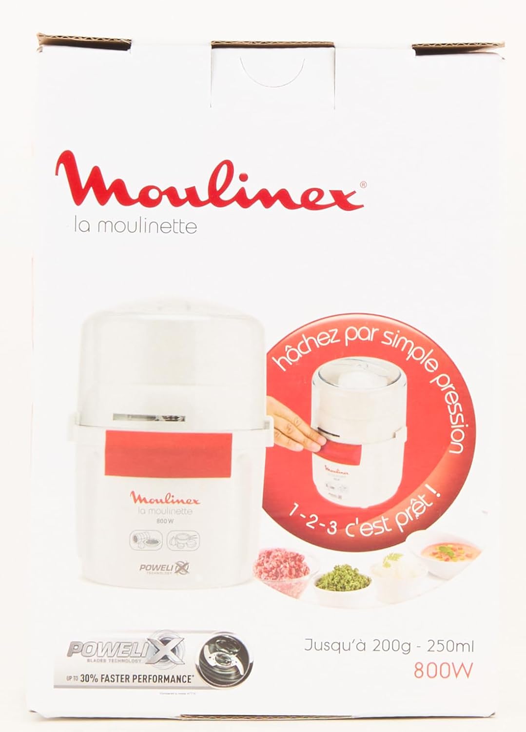 مولينكس قطاعة مولينيت AD5601، 800 واط، تقطيع وخلط وقصير، نظام تشغيل سريع 1-2 - 3، شفرة من الستانلس ستيل، ابيض واحمر، اسود 11 مولينكس قطاعة مولينيت AD5601، 800 واط، تقطيع وخلط وقصير، نظام تشغيل سريع 1-2 - 3، شفرة من الستانلس ستيل، ابيض واحمر، اسود - الصورة 11