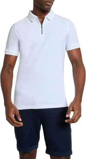 تي شيرت للرجال طراز N1R02929 OD من ناوتيكا، أبيض