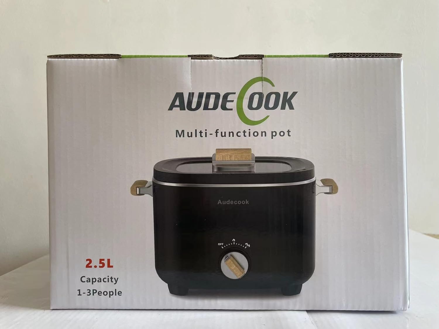 وعاء طهي كهربائي محمول سعة 2.5 لتر من اوديكوك (اسود)، بلاستيك 8 وعاء طهي كهربائي محمول سعة 2.5 لتر من اوديكوك (اسود)، بلاستيك - الصورة 8