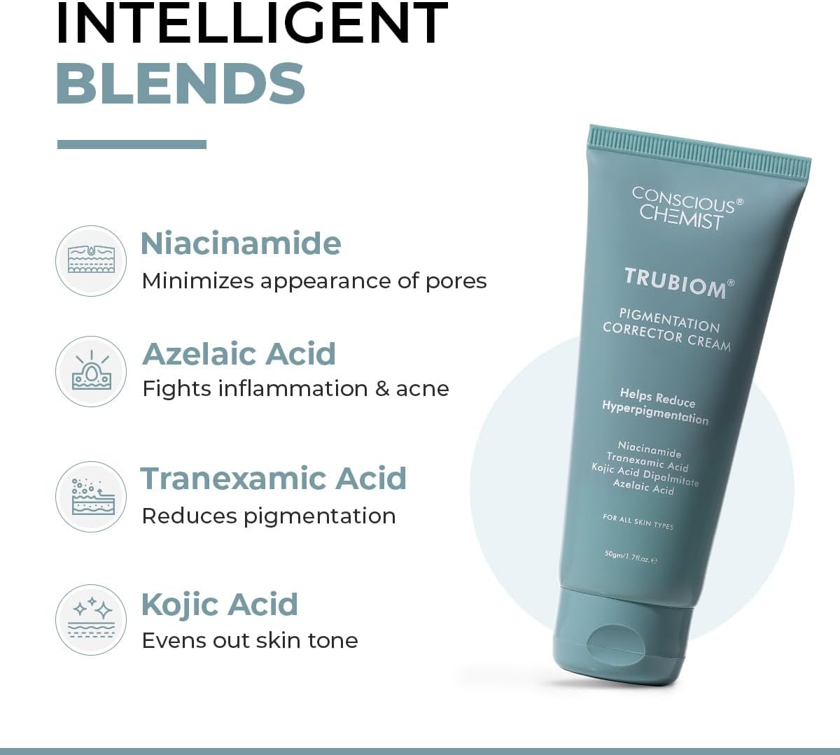 كريم للوجه من كونشس كيمست لإزالة التصبغات والبقع الداكنة، مناسب لجميع أنواع البشرة، 50 جرام 3 كريم للوجه من كونشس كيمست لإزالة التصبغات والبقع الداكنة، مناسب لجميع أنواع البشرة، 50 جرام - الصورة 3