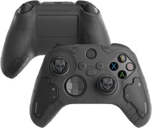 جراب حماية من السيليكون مضاد للانزلاق مع غطاءين لمقبض الابهام متوافق مع ذراع تحكم Xbox Series X/S من جي اس.تاك ايدج