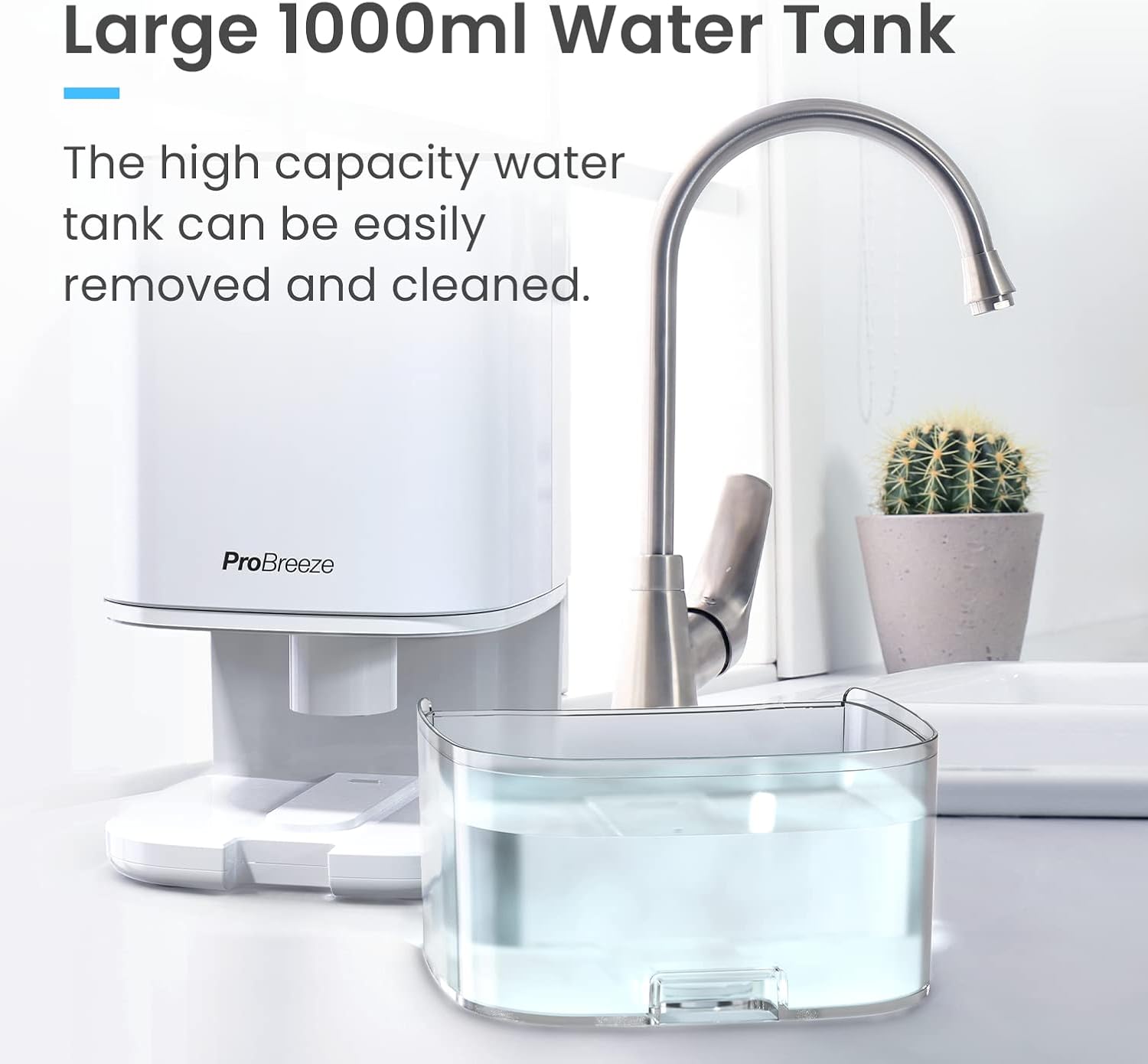 برو بريز مزيل رطوبة 1000 مل مع مؤقت 4 ساعات، ايقاف تلقائي، ضوء LED، مزيل رطوبة هواء صغير محمول للرطوبة والعفن والرطوبة في المطبخ وغرفة النوم والحمام والكارافان والجراج والقبو، 7 برو بريز مزيل رطوبة 1000 مل مع مؤقت 4 ساعات، ايقاف تلقائي، ضوء LED، مزيل رطوبة هواء صغير محمول للرطوبة والعفن والرطوبة في المطبخ وغرفة النوم والحمام والكارافان والجراج والقبو، - الصورة 7