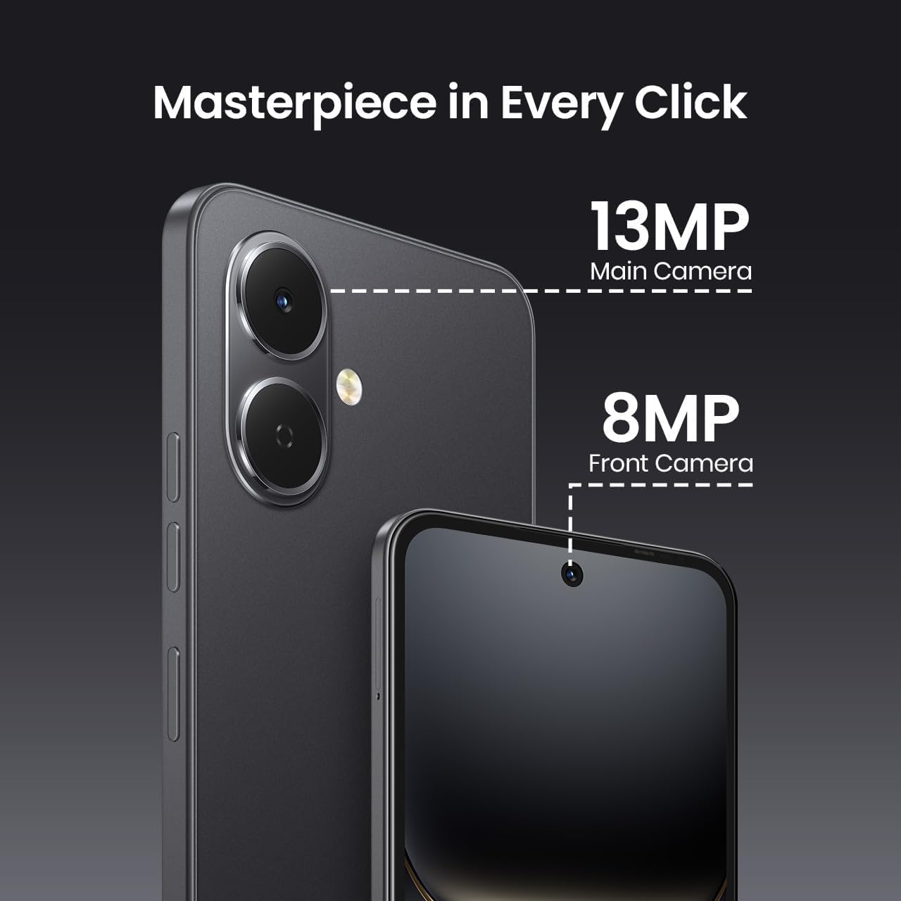 تكنو سبارك جو 2، شاشة 6.66 انش 120Hz، كاميرا 13MP، بطارية 5000mAh، 4GB+256GB، مقاومة للماء IP64، ثنائي شرائح الاتصال 4G، اسود 4 تكنو سبارك جو 2، شاشة 6.66 انش 120Hz، كاميرا 13MP، بطارية 5000mAh، 4GB+256GB، مقاومة للماء IP64، ثنائي شرائح الاتصال 4G، اسود - الصورة 4