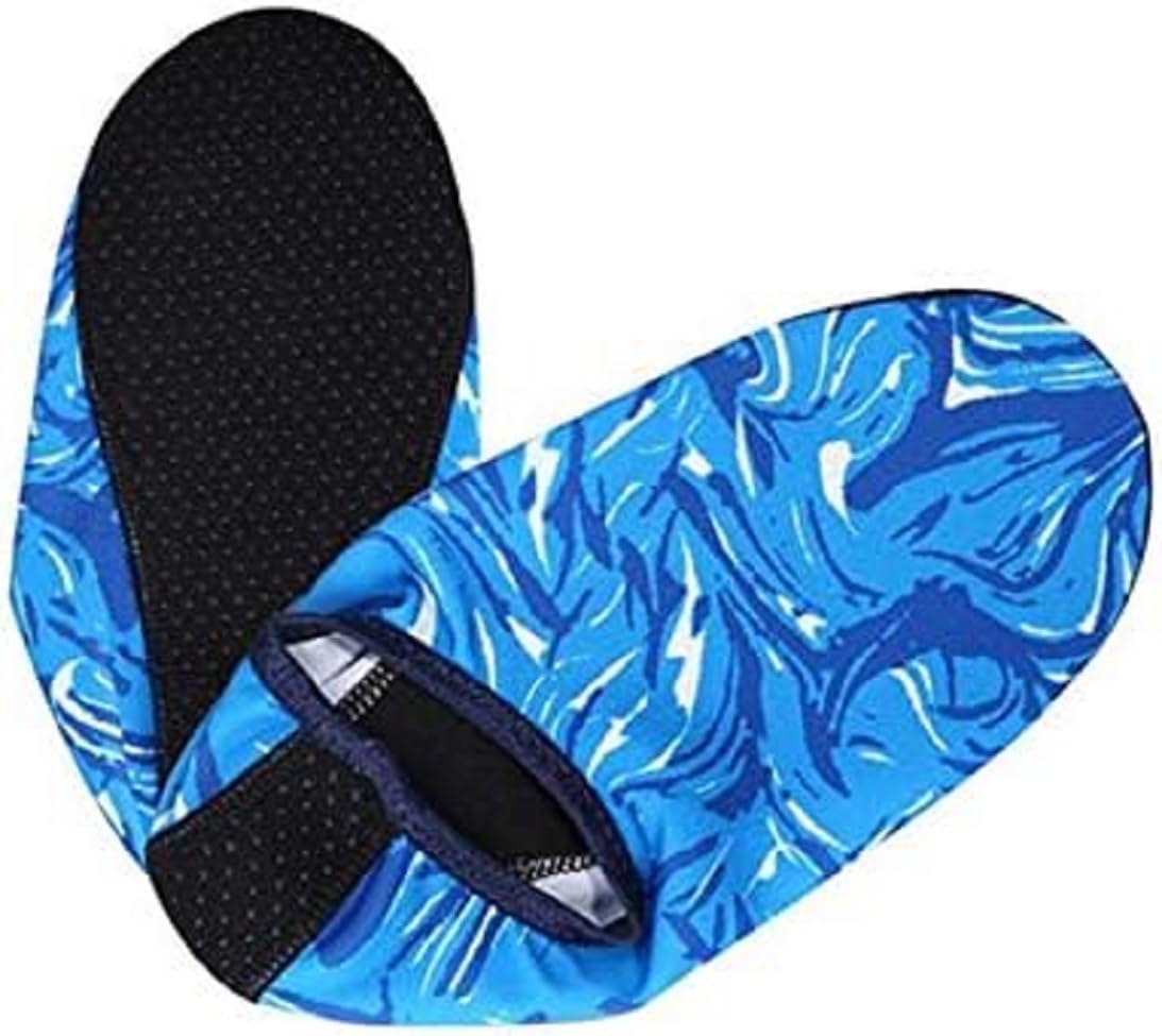 حذاء مائي سريع الجفاف بدون رباط للنساء والرجال، جوارب مائية حافية القدمين للشاطئ والسباحة وركوب الامواج وممارسة اليوغاوالتجديف والمشي على الشاطئ, (أزرق) 4 حذاء مائي سريع الجفاف بدون رباط للنساء والرجال، جوارب مائية حافية القدمين للشاطئ والسباحة وركوب الامواج وممارسة اليوغاوالتجديف والمشي على الشاطئ, (أزرق) - الصورة 4