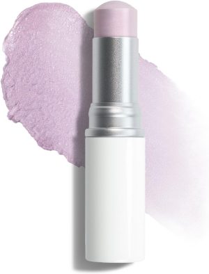 بلسم ترو دايمنشن راديانس هايلايتر من هينس، 10 جم، كريم لتفتيح الوجه، أحمر خدود شفاف متعدد الأغراض لبشرة صافية (1، جليمنج، LT003)