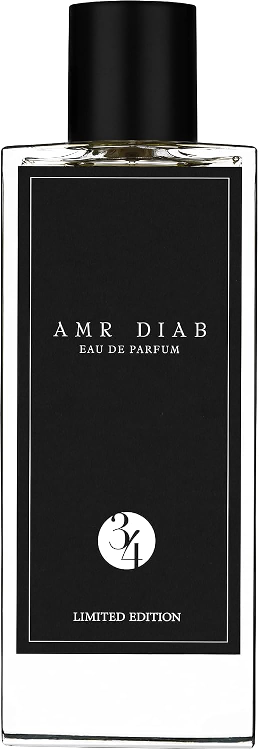 عطر عمرو دياب 34 او دي بارفان للجنسين، اصدار محدود، 85 مل 1 عطر عمرو دياب 34 او دي بارفان للجنسين، اصدار محدود، 85 مل