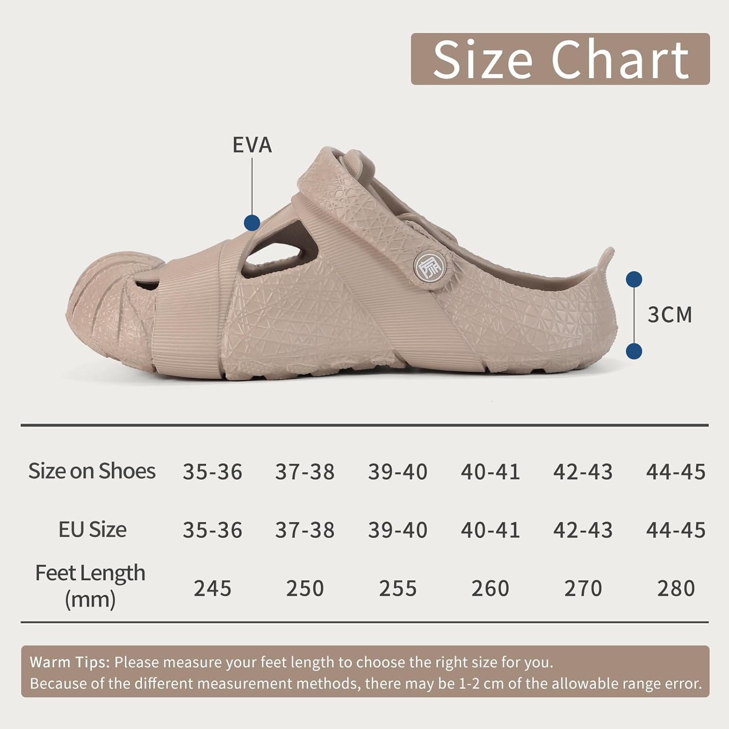 دي ستار صندل مفتوح من الخلف سهل الارتداء مع دعم قوس القدم مريح للرجال والنساء للحديقة 2 دي ستار صندل مفتوح من الخلف سهل الارتداء مع دعم قوس القدم مريح للرجال والنساء للحديقة - الصورة 2