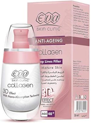 كريم للوجه والرقبة من ايفا كوزمتكس لتنعيم وإشراق البشرة، مناسب للبشرة الناضجة، 50 مل