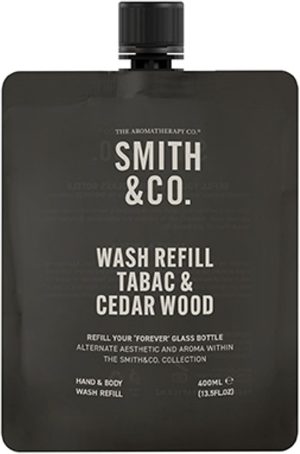 ويدوب اند كو ذا اروماثيرابي كو - سميث اند كو 400 مل وغسول الجسم قابل لاعادة التعبئة - خشب التباك وخشب الارز | مرطب البشرة بزيت البرقوق كاكورا وزيت المارولا - نباتي ولم يتم اختباره على الحيوانات/صنع في