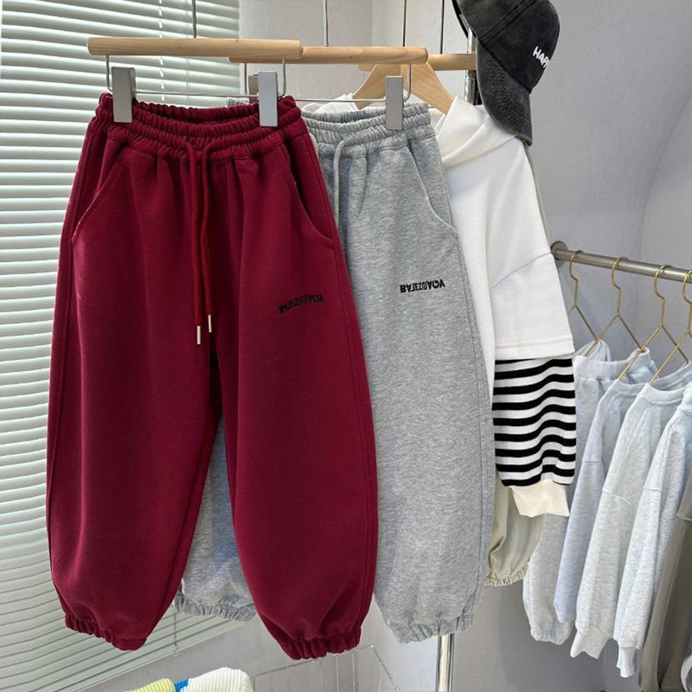 L&Wen Boys Elastic Waist Pants 4 L&Wen Boys Elastic Waist Pants - الصورة 4