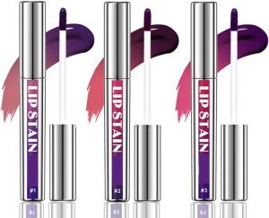 مجموعة احمر شفاه قابلة للتقشير تدوم طويلا ومقاومة للماء وقابلة للتقشير، صبغة عالية الاصطباغ، لمسة نهائية غير لامعة، قلم تحديد شفاه قابل للفصل (3 قطع)