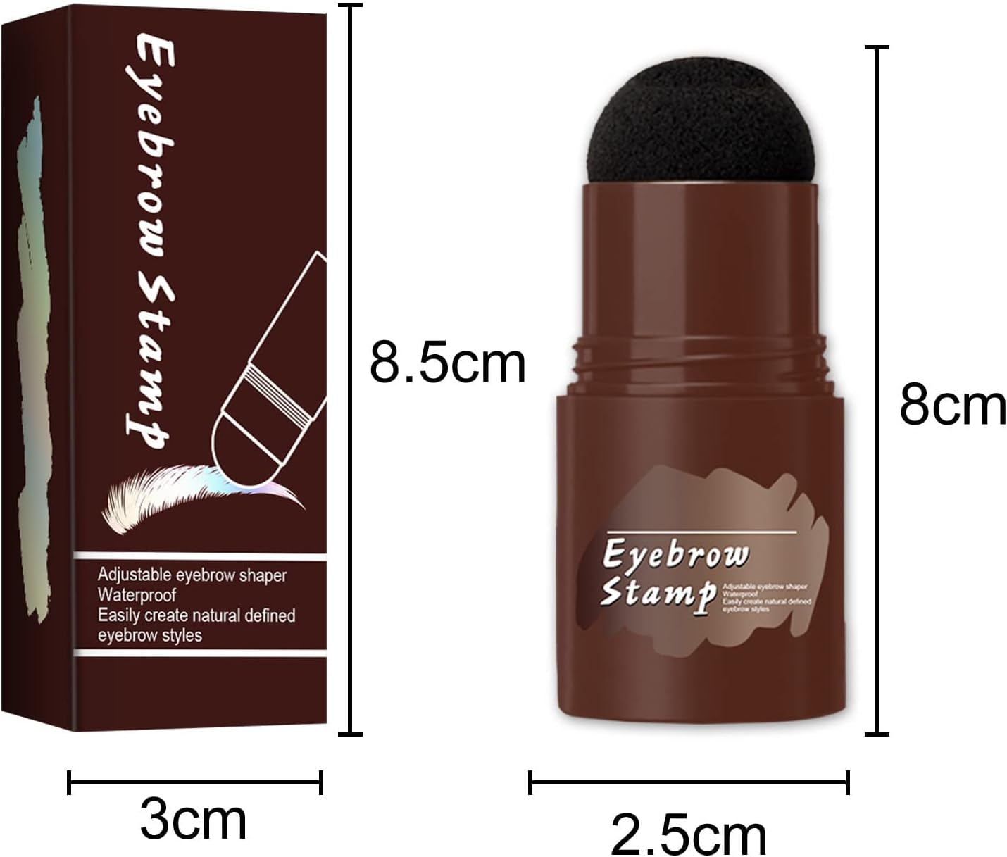 مجموعة استنسل للحواجب، مجموعة ختم الحواجب، مجموعة ختم الحواجب بخطوة واحدة، مع 10 استنسل حواجب قابل لاعادة الاستخدام و2 فرشاة حواجب (اسود) 6 مجموعة استنسل للحواجب، مجموعة ختم الحواجب، مجموعة ختم الحواجب بخطوة واحدة، مع 10 استنسل حواجب قابل لاعادة الاستخدام و2 فرشاة حواجب (اسود) - الصورة 6