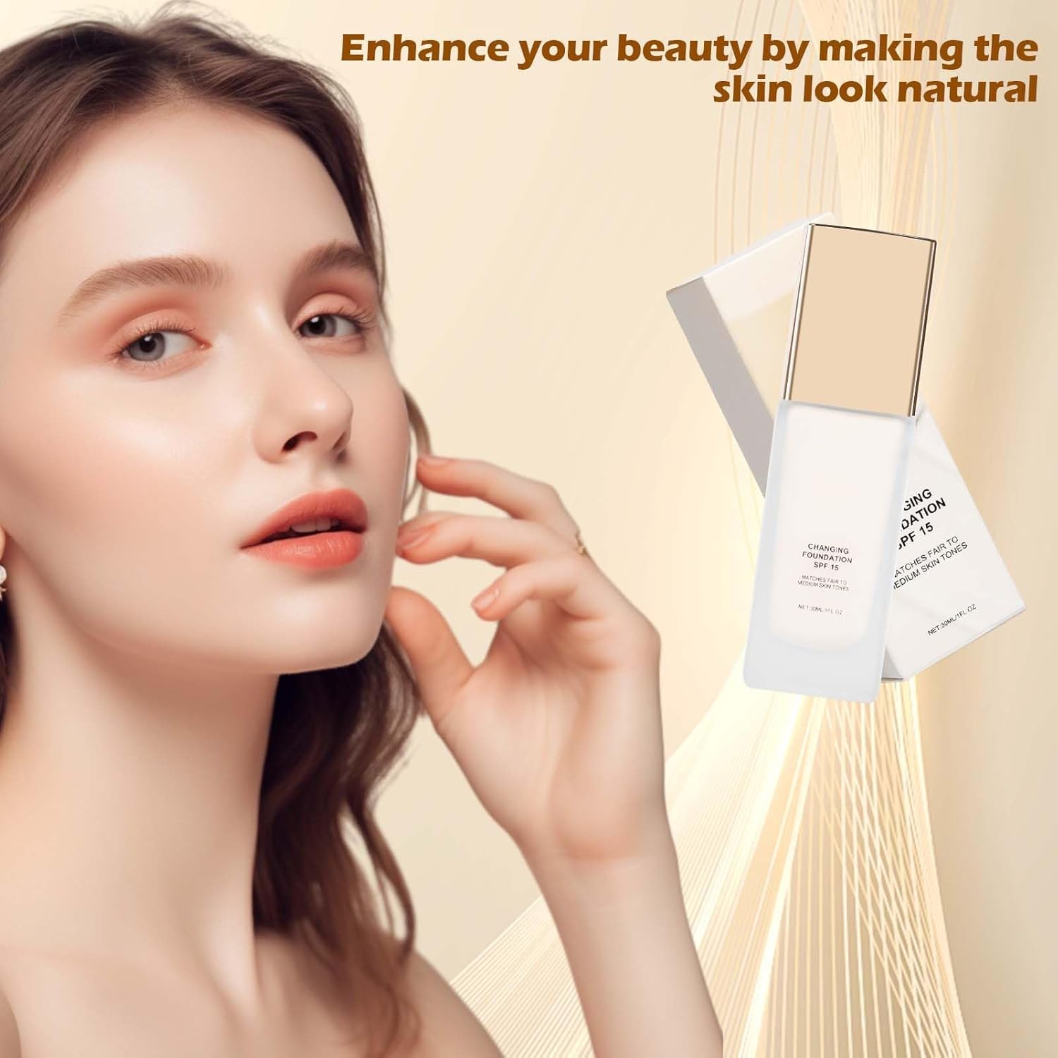 كريم اساس متغير اللون للبشرة الناضجة، كريم اساس متغير اللون، كريم اساس مرطب وكونسيلر قوي، عامل حماية من اشعة الشمس 15 2 كريم اساس متغير اللون للبشرة الناضجة، كريم اساس متغير اللون، كريم اساس مرطب وكونسيلر قوي، عامل حماية من اشعة الشمس 15 - الصورة 2