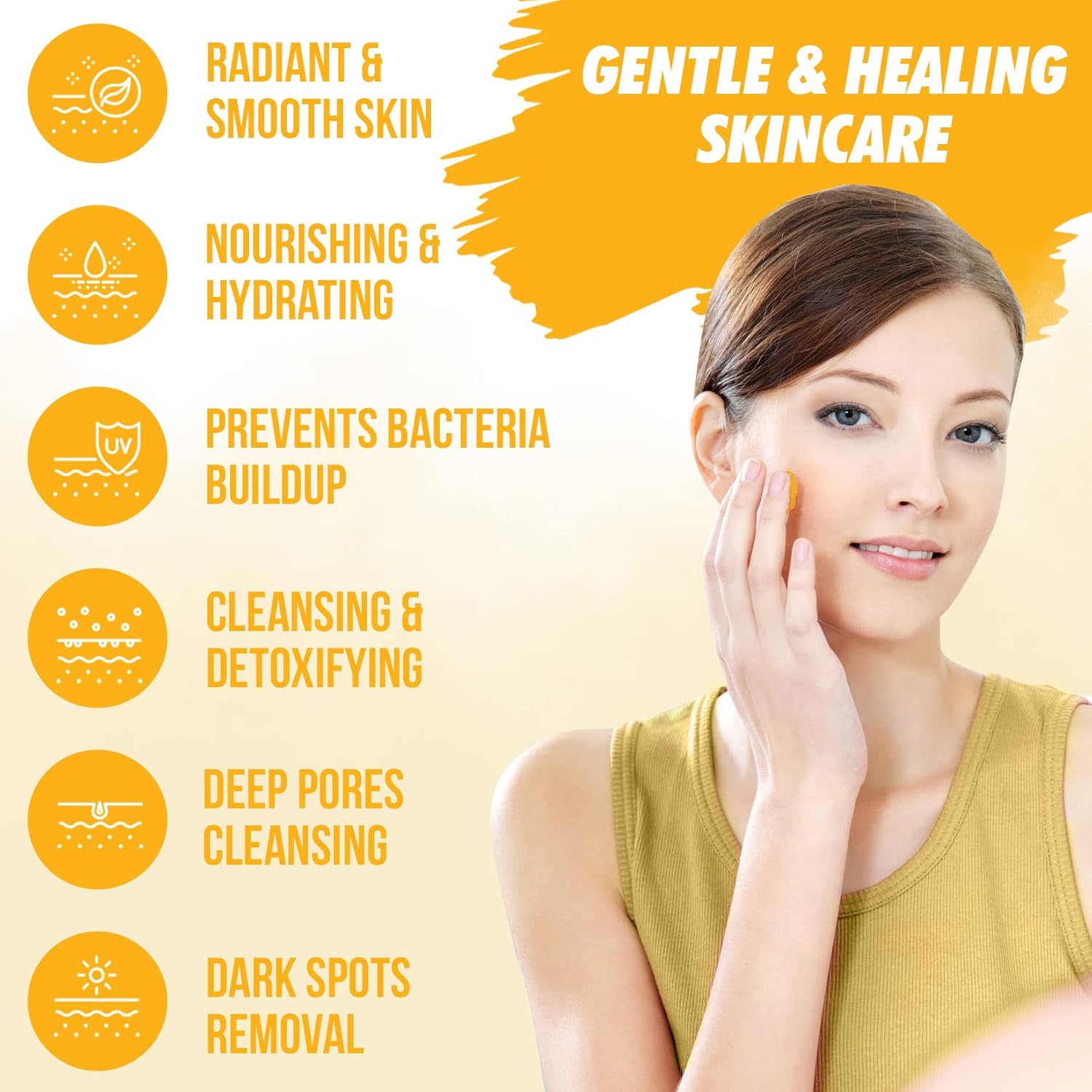 غسول وجه من الكركم - صابون سائل للبشرة الشفافة بالكركم - منظف وجه طبيعي 100% مضاد للشيخوخة للبقع والبقع العمرية واضرار الشمس وتغير اللون - صابون الكركم لعلاج التخلص من السموم، من هوربلوف 5 غسول وجه من الكركم - صابون سائل للبشرة الشفافة بالكركم - منظف وجه طبيعي 100% مضاد للشيخوخة للبقع والبقع العمرية واضرار الشمس وتغير اللون - صابون الكركم لعلاج التخلص من السموم، من هوربلوف - الصورة 5