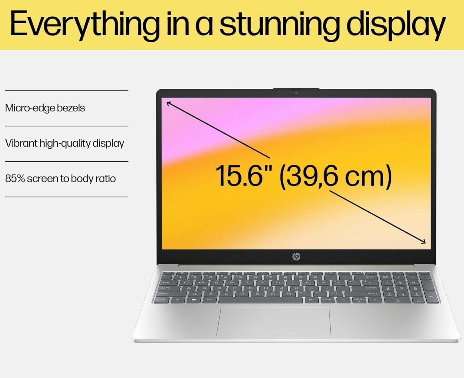 لابتوب اتش بي للطلاب، شاشة 15.6 بوصة FHD، معالج انتل رباعي النوى (أفضل من i3-1115G4)، 32GB DDR4 RAM، 1TB PCIe SSD، واي فاي 6E، بلوتوث 5.3، منفذ نوع سي، HDMI، يعمل بنظام ويندوز 11 برو، تيشانج 3 لابتوب اتش بي للطلاب، شاشة 15.6 بوصة FHD، معالج انتل رباعي النوى (أفضل من i3-1115G4)، 32GB DDR4 RAM، 1TB PCIe SSD، واي فاي 6E، بلوتوث 5.3، منفذ نوع سي، HDMI، يعمل بنظام ويندوز 11 برو، تيشانج - الصورة 3