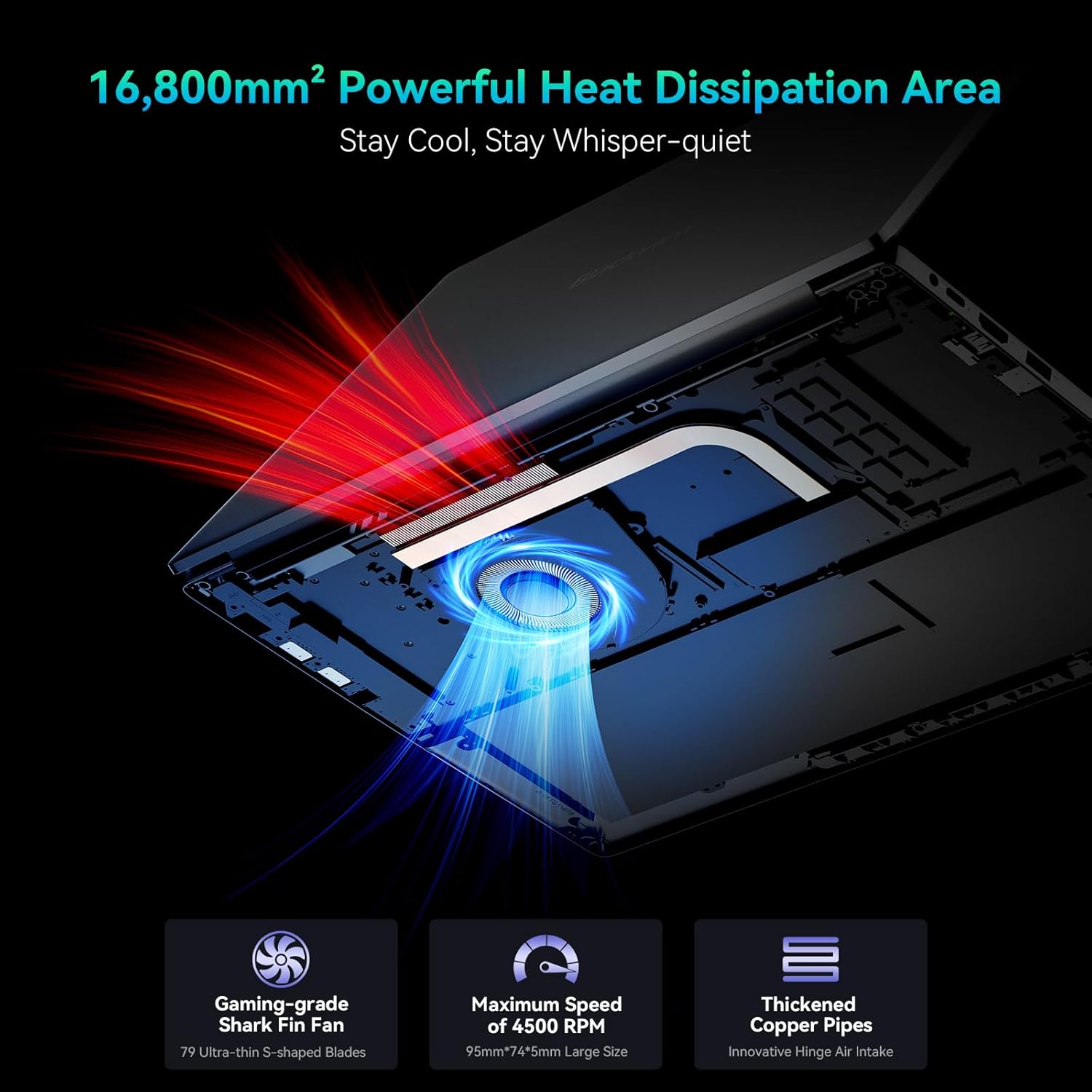 بلاك فيو لابتوب 2025، لابتوب لطلاب الاعمال، رباعي النواة N150 (حتى 3.6GHz، بيت N5095/N95/N97/N100)، 16GB DDR4 256GB SSD، شاشة 15.6 انش FHD IPS تي يو في، شحن سريع 100 واط نوع سي، 4K HDMI 5 بلاك فيو لابتوب 2025، لابتوب لطلاب الاعمال، رباعي النواة N150 (حتى 3.6GHz، بيت N5095/N95/N97/N100)، 16GB DDR4 256GB SSD، شاشة 15.6 انش FHD IPS تي يو في، شحن سريع 100 واط نوع سي، 4K HDMI - الصورة 5