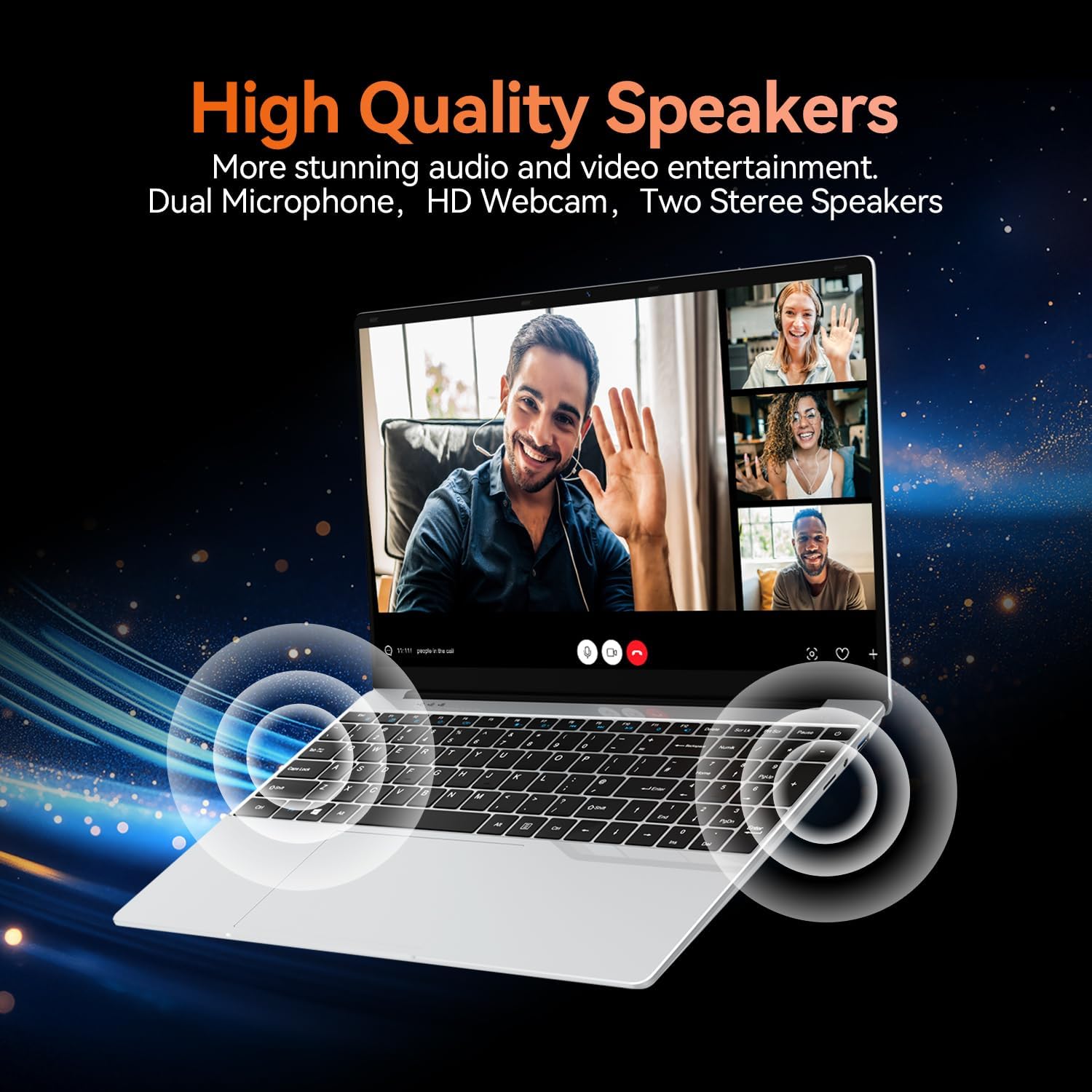 لابتوب جيزون بشاشة 15.6 انش ومعالج انتل 12 رباعي النواة N100 (حتى 3.4GHz) وRAM LPDDR4 16GB وSSD 1TB و2K FHD IPS وواي فاي 2.4G/5G وكاميرا ويب ونوع C وبطارية كبيرة السعة 8 لابتوب جيزون بشاشة 15.6 انش ومعالج انتل 12 رباعي النواة N100 (حتى 3.4GHz) وRAM LPDDR4 16GB وSSD 1TB و2K FHD IPS وواي فاي 2.4G/5G وكاميرا ويب ونوع C وبطارية كبيرة السعة - الصورة 8