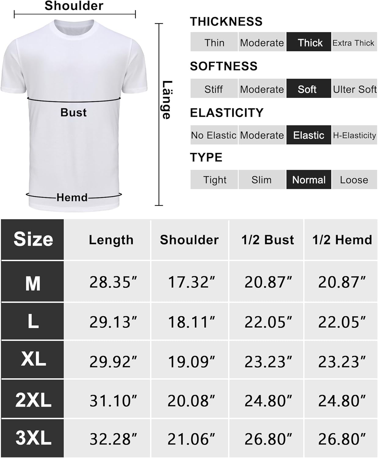 تي شيرت قطن سادة بأكمام قصيرة ورقبة دائرية ضيقة للرجال من زوفلاي - عبوة من 3 قطع 7 تي شيرت قطن سادة بأكمام قصيرة ورقبة دائرية ضيقة للرجال من زوفلاي - عبوة من 3 قطع - الصورة 7
