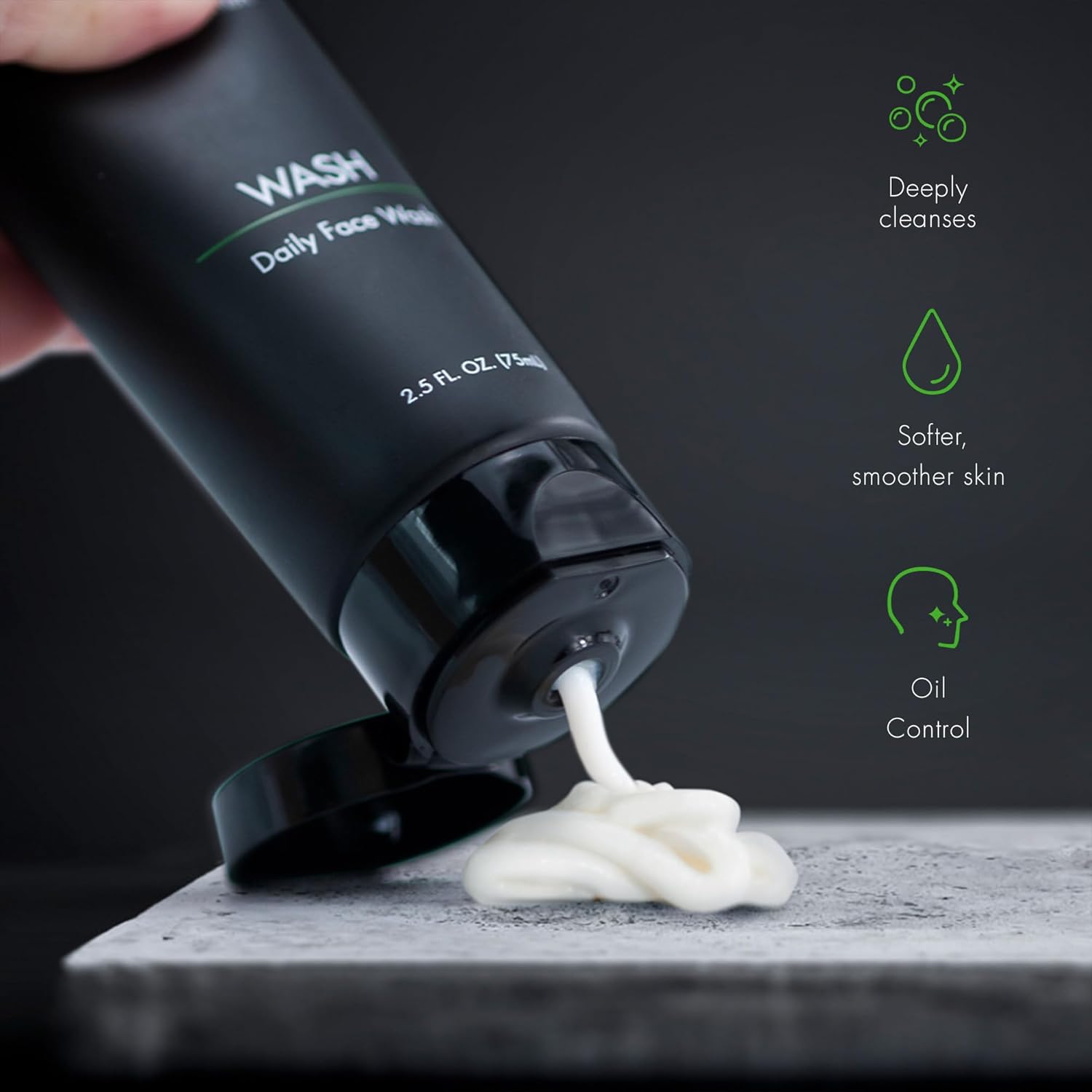 غسول الوجه اليومي للرجال من تيج هانلي (واش) | تكفي لـ 30 يومًا مرتين يوميًا | يزيل الاوساخ بلطف والسخام والزيت الزائد | يشعر بالنظافة والانتعاش | خالٍ من العطور | للبشرة الجافة او الحساسة | 2.5 اونصة 4 غسول الوجه اليومي للرجال من تيج هانلي (واش) | تكفي لـ 30 يومًا مرتين يوميًا | يزيل الاوساخ بلطف والسخام والزيت الزائد | يشعر بالنظافة والانتعاش | خالٍ من العطور | للبشرة الجافة او الحساسة | 2.5 اونصة - الصورة 4