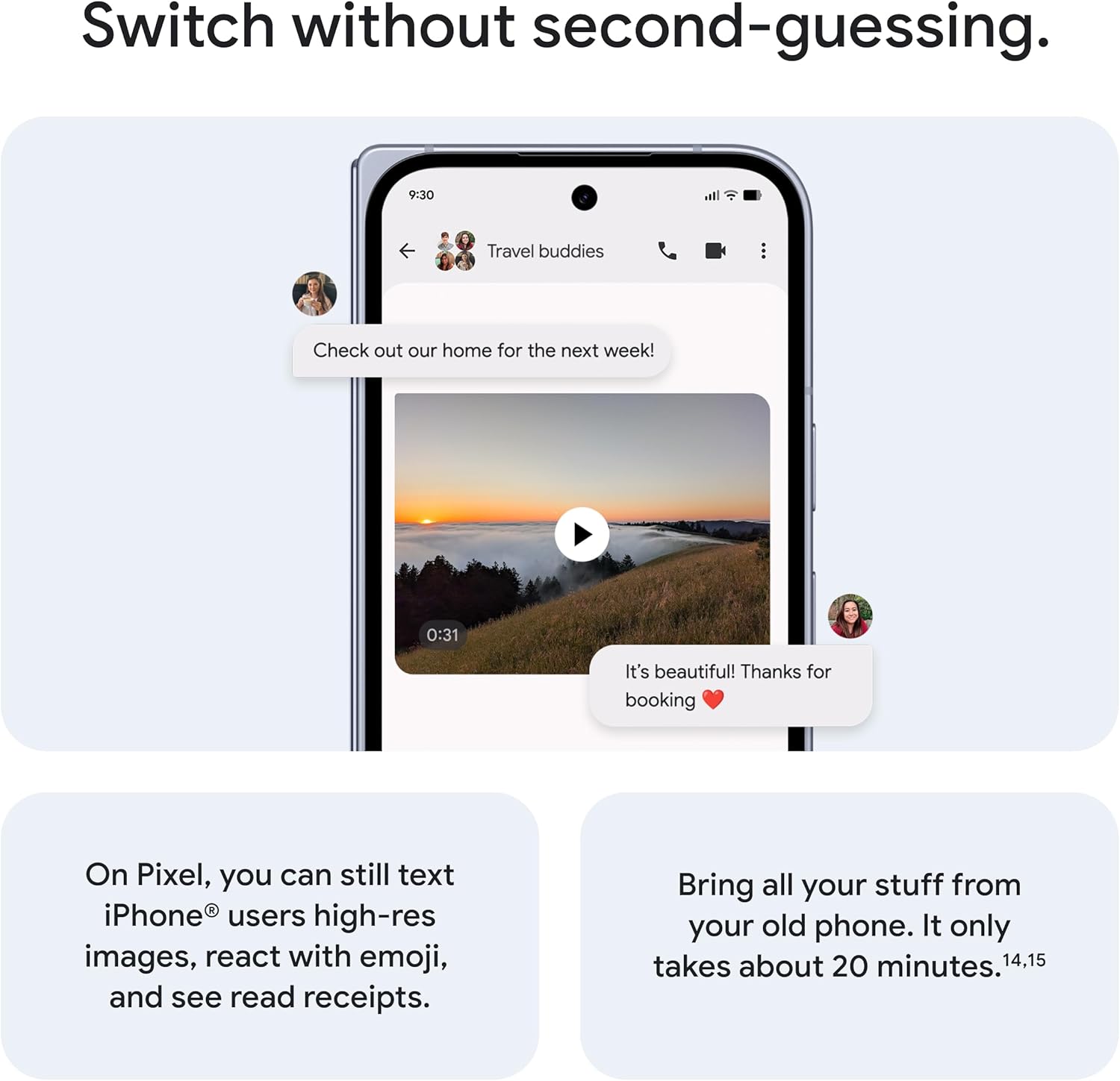 جوجل هاتف ذكي بيكسل 10 برو فولد - هاتف ذكي اندرويد غير مقفل - مساعد جيميناي بالذكاء الاصطناعي، نظام كاميرا خلفية ثلاثية متطورة، بطارية اكثر من 24 ساعة - شاشة قابلة للطي - فيديو بدون استخدام اليدين 12 جوجل هاتف ذكي بيكسل 10 برو فولد - هاتف ذكي اندرويد غير مقفل - مساعد جيميناي بالذكاء الاصطناعي، نظام كاميرا خلفية ثلاثية متطورة، بطارية اكثر من 24 ساعة - شاشة قابلة للطي - فيديو بدون استخدام اليدين - الصورة 12