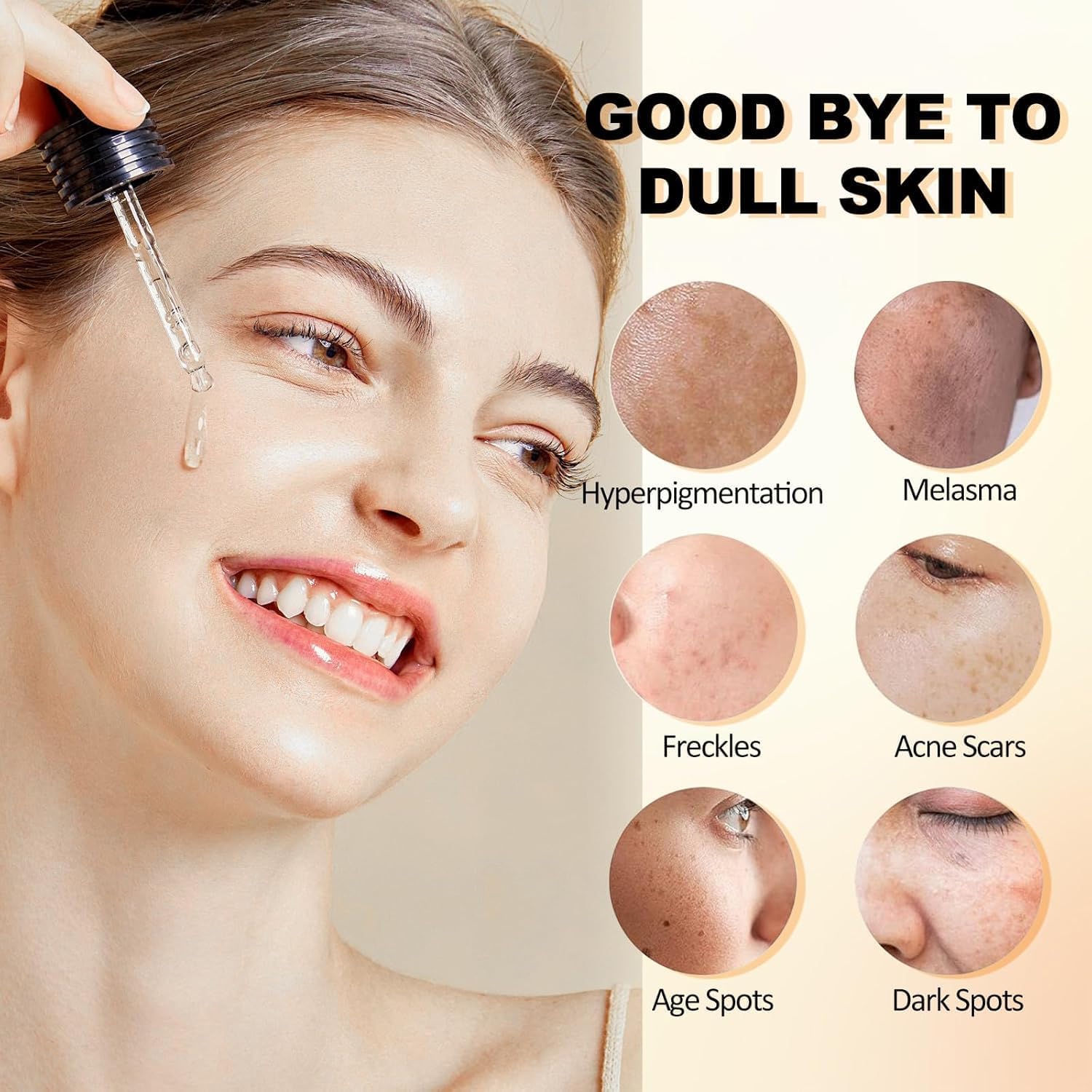 فوين سيروم تعزيز فيتامين سي للوجه، سيروم مضاد للشيخوخة وتفتيح البشرة، مركب فيتا بوستينج 20%، 8 مستويات حمض الهيالورونيك، سيروم للوجه للبقع الداكنة والخطوط الدقيقة ولون البشرة غير المتساوية 5 فوين سيروم تعزيز فيتامين سي للوجه، سيروم مضاد للشيخوخة وتفتيح البشرة، مركب فيتا بوستينج 20%، 8 مستويات حمض الهيالورونيك، سيروم للوجه للبقع الداكنة والخطوط الدقيقة ولون البشرة غير المتساوية - الصورة 5