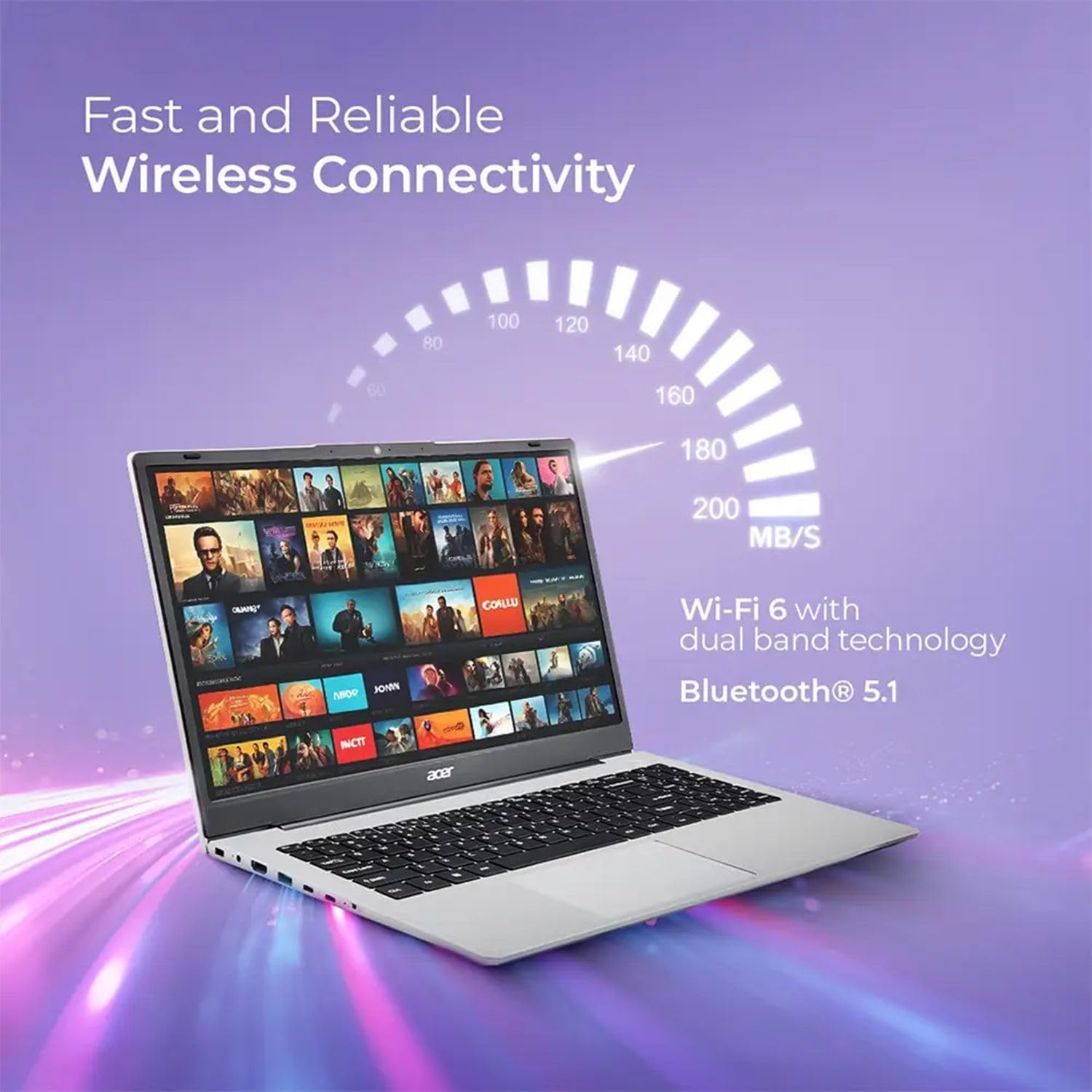 acer Aspire 3 Premium Laptop with Backlit Keyboard | AMD Ryzen 7 7730U CPU | 15.6 FHD IPS Display | 16GB RAM | 256GB PCIe SSD | Wi-Fi 6 | Type-C | Sleek & Portable | Windows 11 Pro 6 acer Aspire 3 Premium Laptop with Backlit Keyboard | AMD Ryzen 7 7730U CPU | 15.6 FHD IPS Display | 16GB RAM | 256GB PCIe SSD | Wi-Fi 6 | Type-C | Sleek & Portable | Windows 11 Pro - الصورة 6