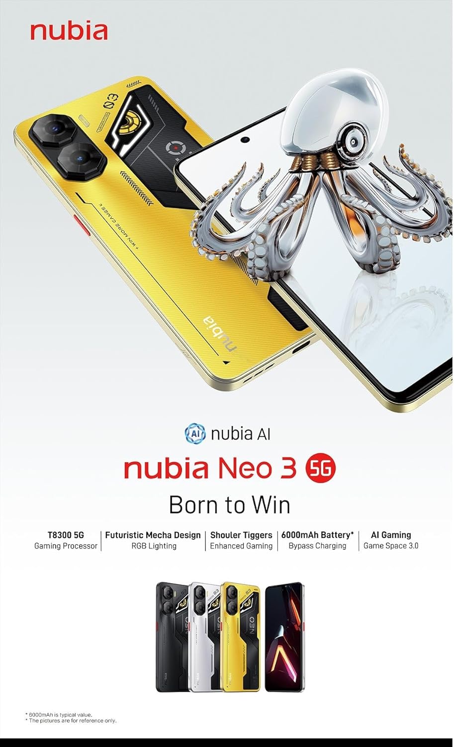 هاتف ذكي نيو 3 الجيل الخامس من نوبيا، ذاكرة رام 8+12 جيجابايت، تخزين 256 جيجابايت، لون فضي سايبر 3 هاتف ذكي نيو 3 الجيل الخامس من نوبيا، ذاكرة رام 8+12 جيجابايت، تخزين 256 جيجابايت، لون فضي سايبر - الصورة 3