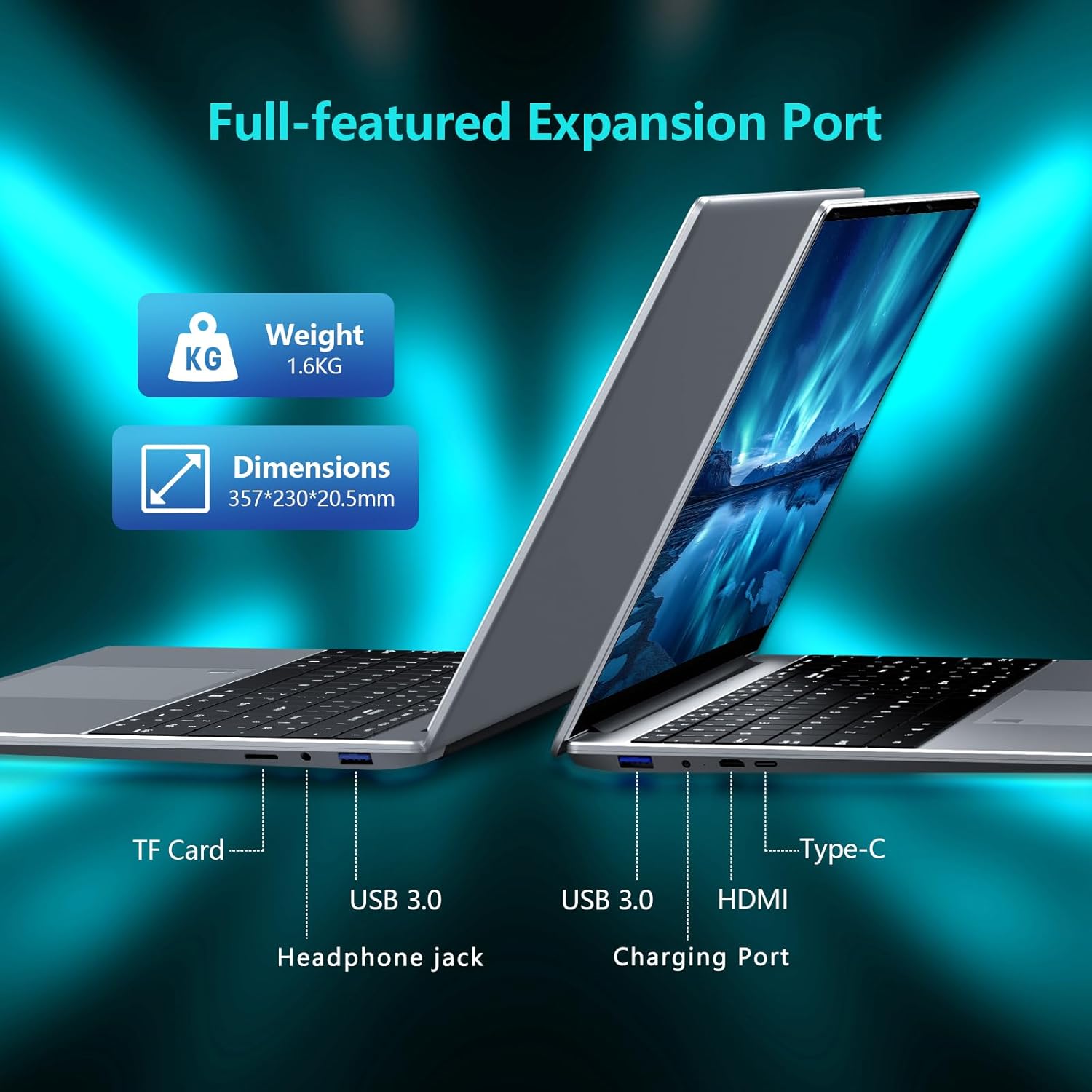 لابتوب العاب افينكا 15.6 انش مع ذاكرة RAM 16GB وSSD 512GB ومعالج R5 7430U (حتى 4.3GHz)، شاشة 1920×1080، واي فاي 5، بلوتوث 5.0، منفذ HDMI ×1، كيبورد باضاءة خلفية، ويندوز 11 برو 5 لابتوب العاب افينكا 15.6 انش مع ذاكرة RAM 16GB وSSD 512GB ومعالج R5 7430U (حتى 4.3GHz)، شاشة 1920×1080، واي فاي 5، بلوتوث 5.0، منفذ HDMI ×1، كيبورد باضاءة خلفية، ويندوز 11 برو - الصورة 5