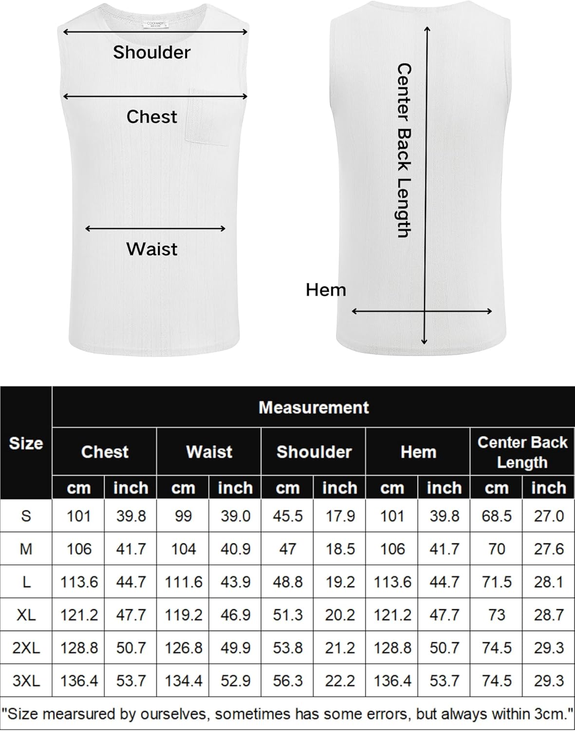 تي شيرت رجالي محبوك بدون أكمام كاجوال بدون أكمام قمصان شاطئ بدون أكمام مع جيب 7 تي شيرت رجالي محبوك بدون أكمام كاجوال بدون أكمام قمصان شاطئ بدون أكمام مع جيب - الصورة 7