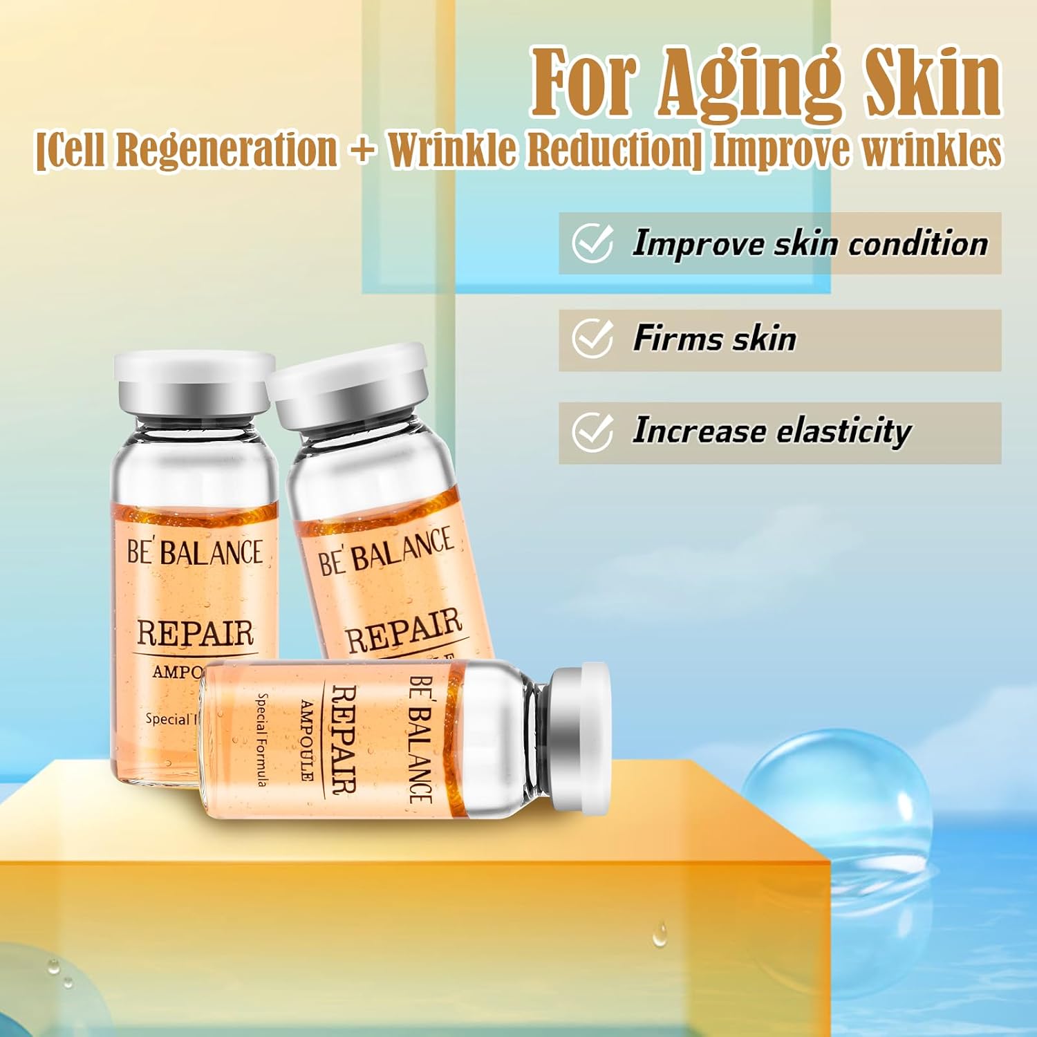 امبول اصلاح من زيفوفيور، سيروم حمض الهيالورونيك الكوري لتجديد البشرة، مضاد للتجاعيد والشيخوخة للعناية بالمرونة ويساعد على خلق بشرة رطبة وناعمة 3 امبول اصلاح من زيفوفيور، سيروم حمض الهيالورونيك الكوري لتجديد البشرة، مضاد للتجاعيد والشيخوخة للعناية بالمرونة ويساعد على خلق بشرة رطبة وناعمة - الصورة 3