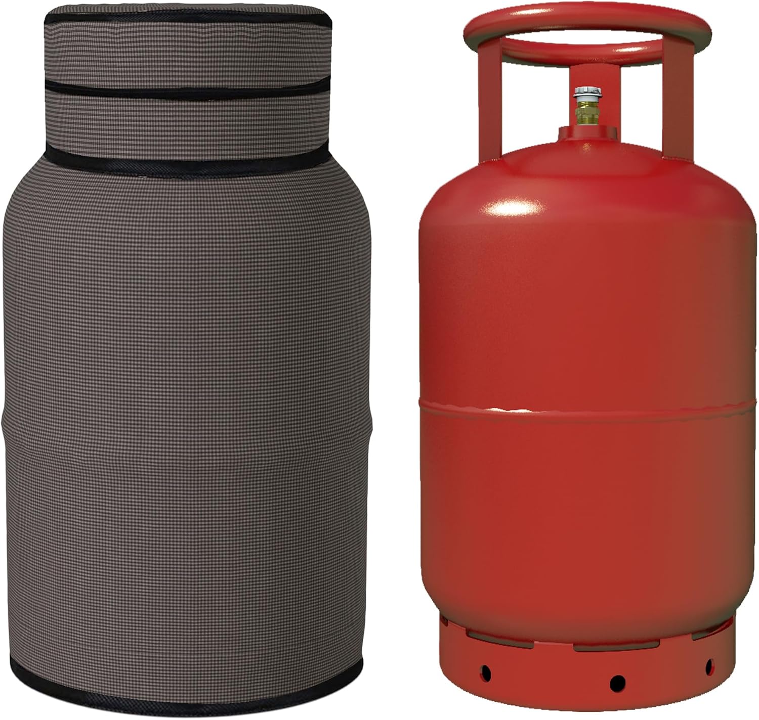 كوبر اندستريز عبوة من 2 غطاء اسطوانة | غطاء اسطوانة للمطبخ | غطاء اسطوانة الغاز | غطاء خزان الاسطوانة | غطاء اسطوانة غاز البترول المسال من بلاستيك PVC | غطاء اسطوانة قابل للطي | مربعات صغيرة | بني 2 كوبر اندستريز عبوة من 2 غطاء اسطوانة | غطاء اسطوانة للمطبخ | غطاء اسطوانة الغاز | غطاء خزان الاسطوانة | غطاء اسطوانة غاز البترول المسال من بلاستيك PVC | غطاء اسطوانة قابل للطي | مربعات صغيرة | بني - الصورة 2