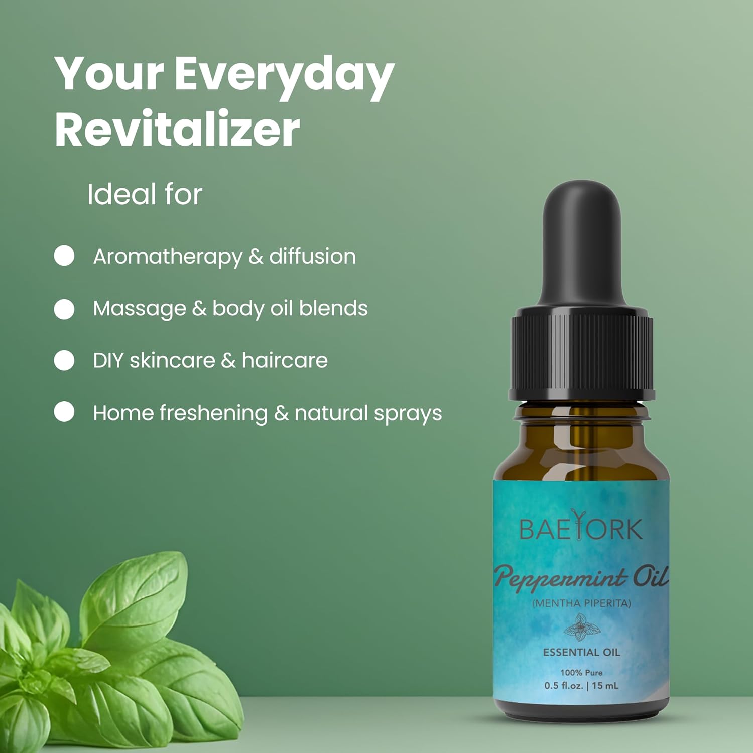 زيت النعناع العضوي من بايورك، 15 مل (0.5 اونصة سائلة) - زيت نقي وطبيعي 100% 5 زيت النعناع العضوي من بايورك، 15 مل (0.5 اونصة سائلة) - زيت نقي وطبيعي 100% - الصورة 5