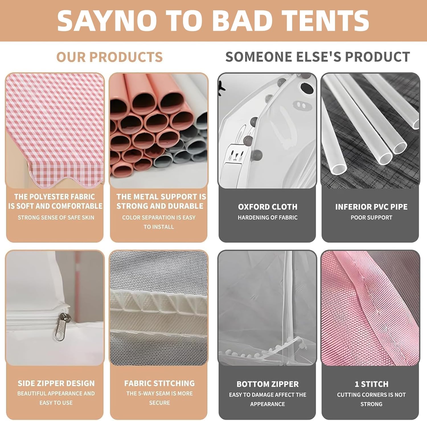 خيمة لعب كبيرة للأطفال من فينيسين، مع بساط أساسي وأضواء نجوم وأعلام وحقائب حمل - خيمة لعب للأطفال داخلية وخارجية - خيمة قابلة للغسل للأولاد والبنات - منزل لعب للأطفال الصغار (لون زهري) 3 خيمة لعب كبيرة للأطفال من فينيسين، مع بساط أساسي وأضواء نجوم وأعلام وحقائب حمل - خيمة لعب للأطفال داخلية وخارجية - خيمة قابلة للغسل للأولاد والبنات - منزل لعب للأطفال الصغار (لون زهري) - الصورة 3