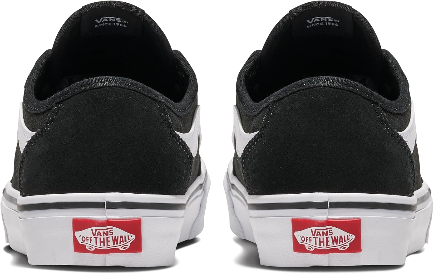 حذاء فيلمور برباط للنساء من فانس، (شمواه/قماش) أسود/أبيض، 39 EU 3 حذاء فيلمور برباط للنساء من فانس، (شمواه/قماش) أسود/أبيض، 39 EU - الصورة 3