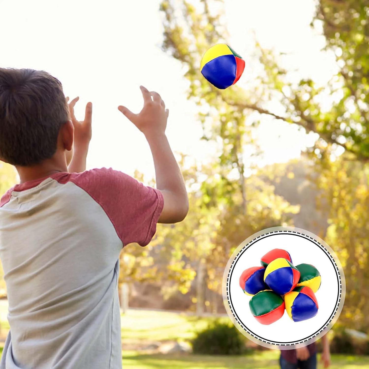 كرات شعوذة 6 قطع للمبتدئين، كرات شعوذة 5 سم لتدريب الاطفال - كرات ناعمة ومتينة للاولاد والبنات من زكوينتوبليان 6 كرات شعوذة 6 قطع للمبتدئين، كرات شعوذة 5 سم لتدريب الاطفال - كرات ناعمة ومتينة للاولاد والبنات من زكوينتوبليان - الصورة 6