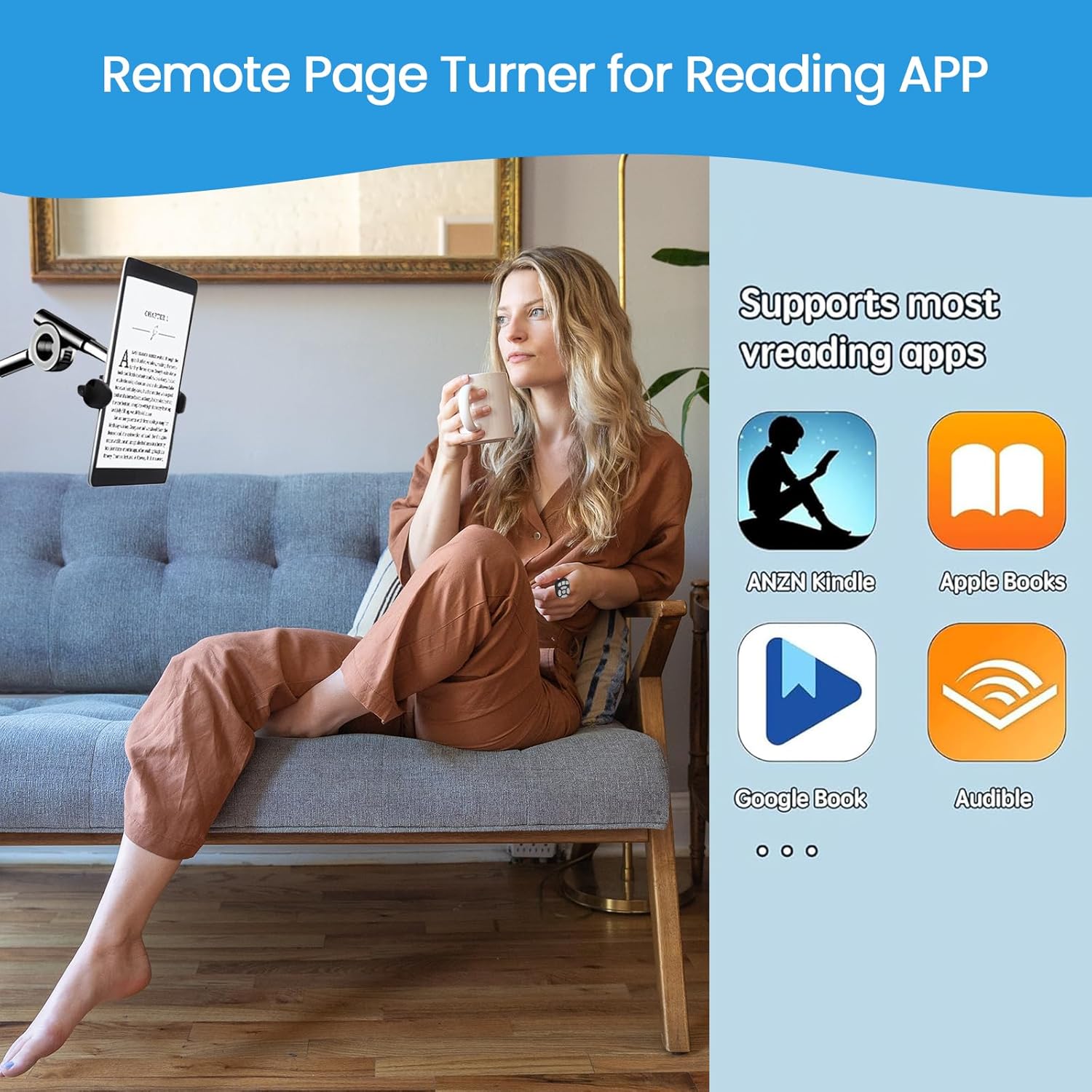 حلقة تمرير تيك توك من ويسفونلي، جهاز تحكم لاسلكي بطرف اصبع 8 ازرار، غالق الكاميرا عن بعد متوافق مع ايفون وايباد واندرويد (غير متوافق مع اجهزة كيندل) 5 حلقة تمرير تيك توك من ويسفونلي، جهاز تحكم لاسلكي بطرف اصبع 8 ازرار، غالق الكاميرا عن بعد متوافق مع ايفون وايباد واندرويد (غير متوافق مع اجهزة كيندل) - الصورة 5