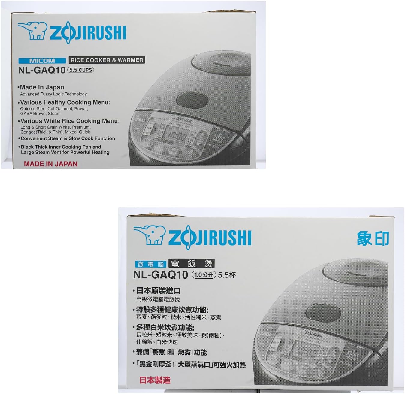 جهاز طهي الأرز الممتاز NL-GAQ10 سعة 1.0 لتر مع وظيفة الحفاظ على الدفء - يتضمن كوب قياس وملعقة ارز وسلة بخار من زوجيروشي - مع سلك طاقة بريطاني 9 جهاز طهي الأرز الممتاز NL-GAQ10 سعة 1.0 لتر مع وظيفة الحفاظ على الدفء - يتضمن كوب قياس وملعقة ارز وسلة بخار من زوجيروشي - مع سلك طاقة بريطاني - الصورة 9